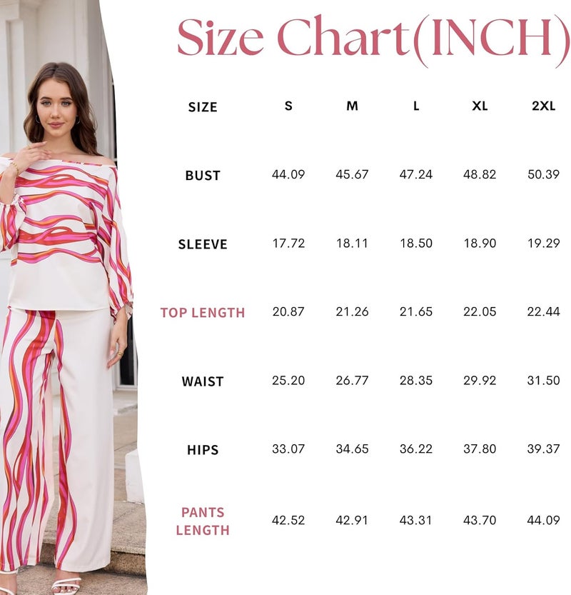 Idong Two Piece Sets For Women's - Summer Women's Clothing Beach Outfits Lounge Sets Shoulder Top Wide Leg Pants Travel Set - Image 3